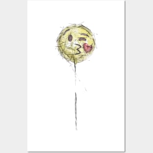 Kissing Emoji Posters and Art